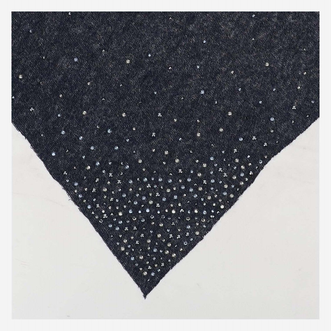 Faliero Sarti Triangular Cashmere Scarf With Swarovski Embellishments