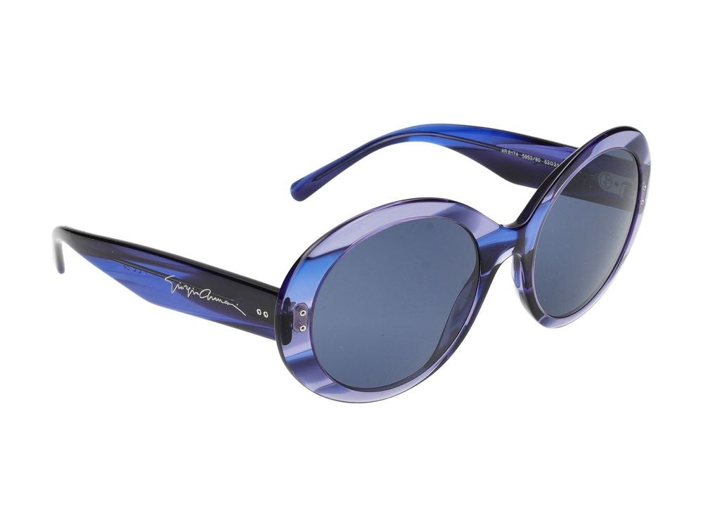 Giorgio Armani Sunglasses 0Ar8174 595380 Striped Blue 53/21/140