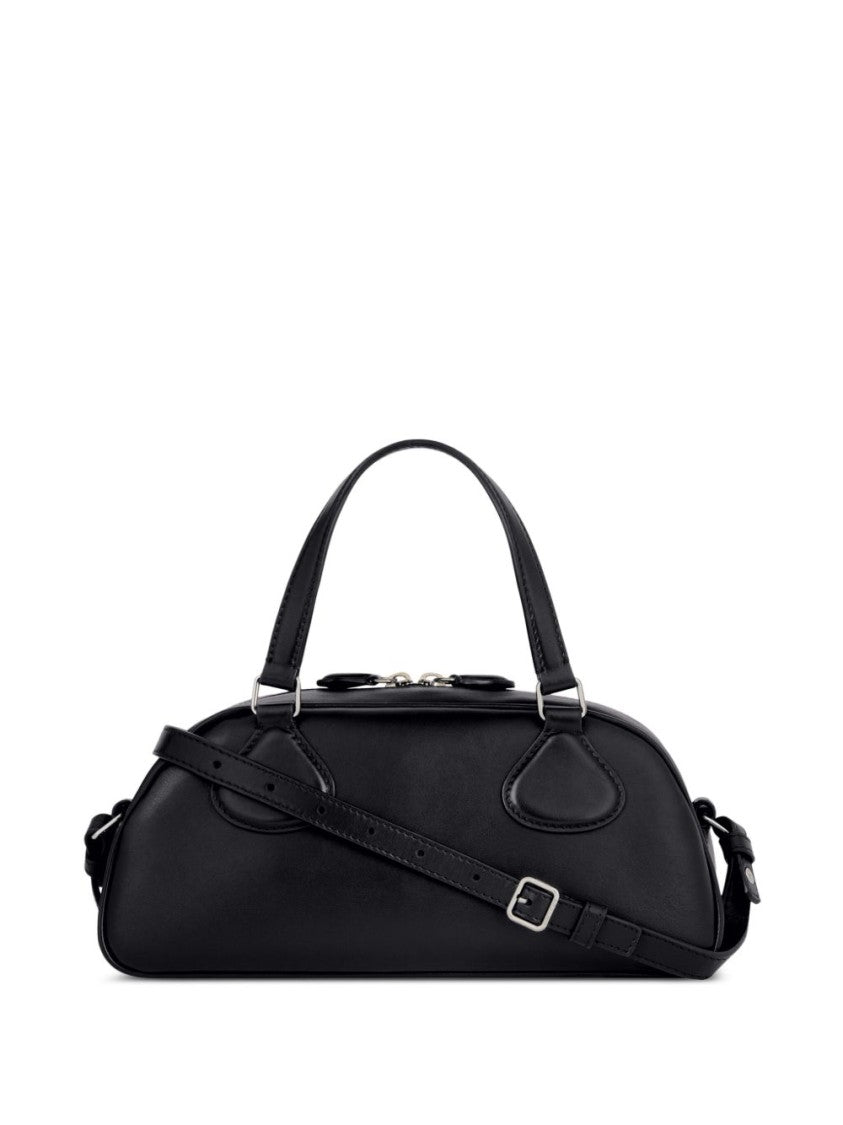 Courrèges Structured Black Shoulder Bag