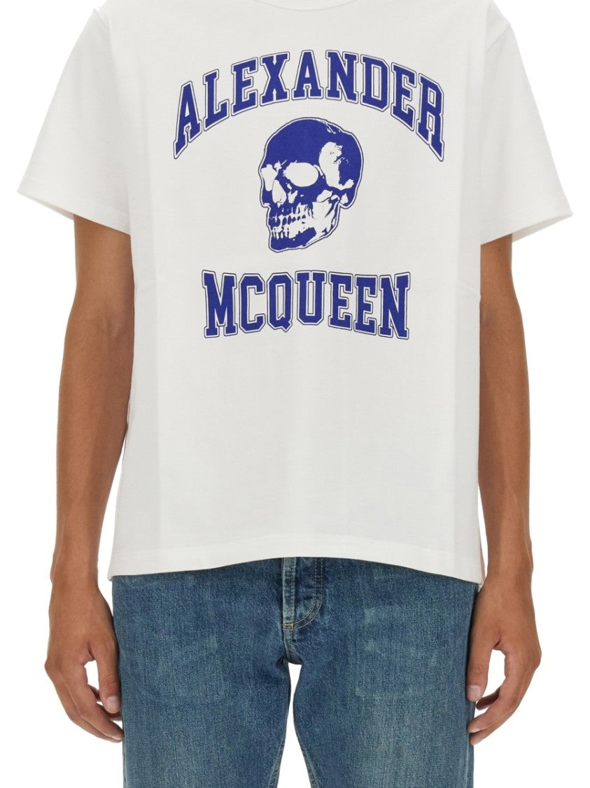 Alexander Mcqueen Skull Logo T-Shirt
