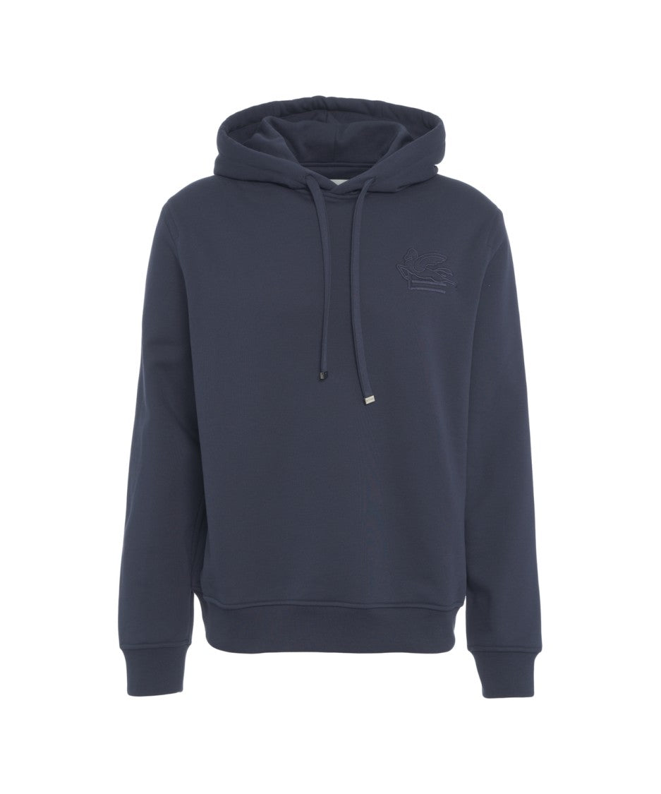 Etro Sweatshirt With Hood And Logo Embroidery