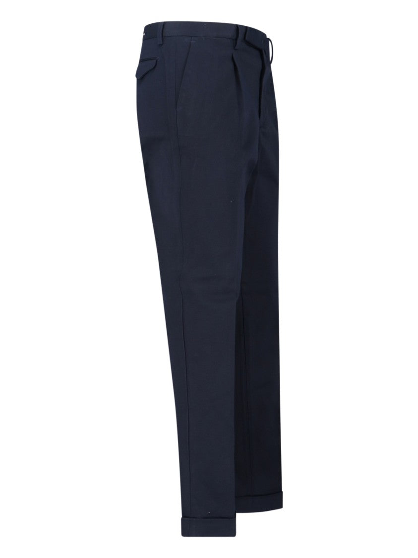 Briglia Classic Tailored Trousers With Straight Leg Design