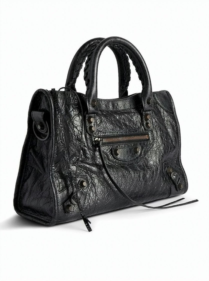Balenciaga Volcanic Rock Le City Small Lambskin Bag