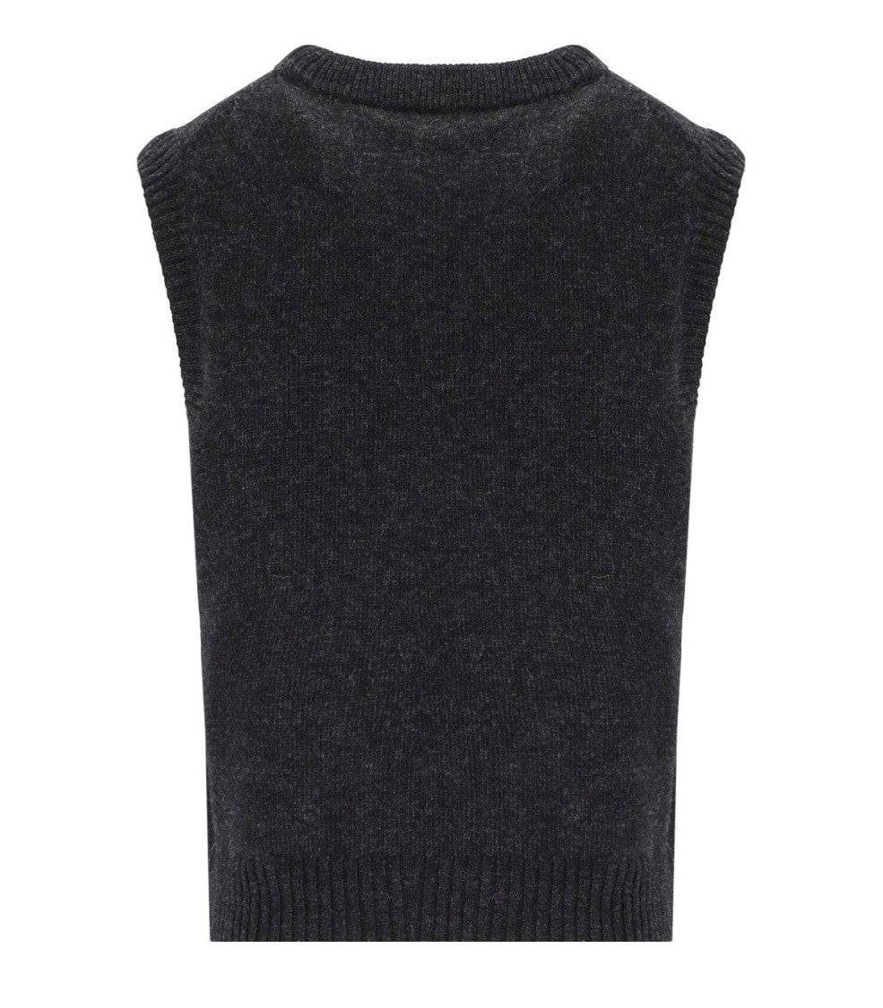 Ganni Flowers Grey Vest