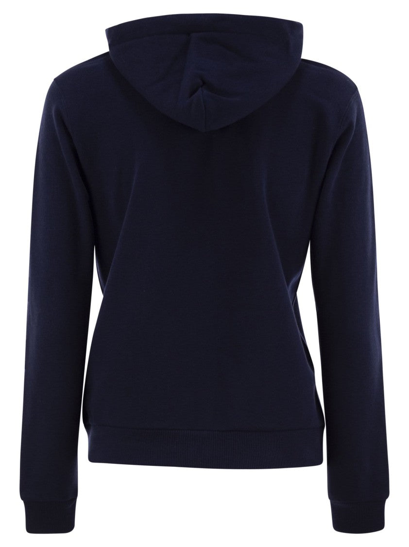 Polo Ralph Lauren Zip Front Hoodie With Drawstring Hood