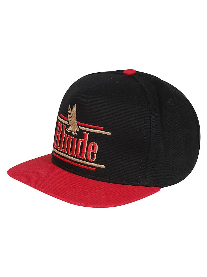 Rhude Rossa Structured Embroidered Cotton Baseball Cap