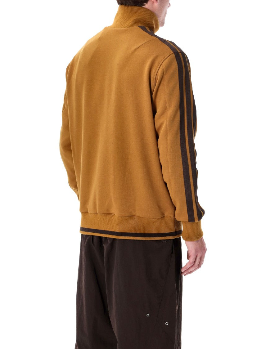 Adidas X Y-3 High Collar Full-Zip Track Top With Striped Sleeves