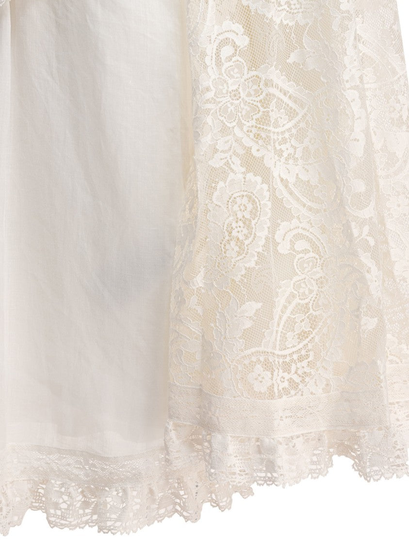 Zimmermann Ascension Lace Yoke Tunic