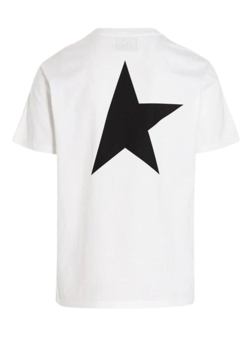 Golden Goose White Iconic Logo Cotton T-Shirt