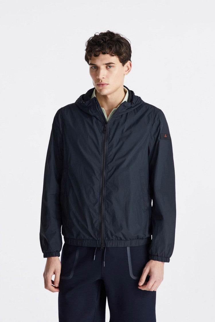 Peuterey Blue Nylon Quilted Down Jacket