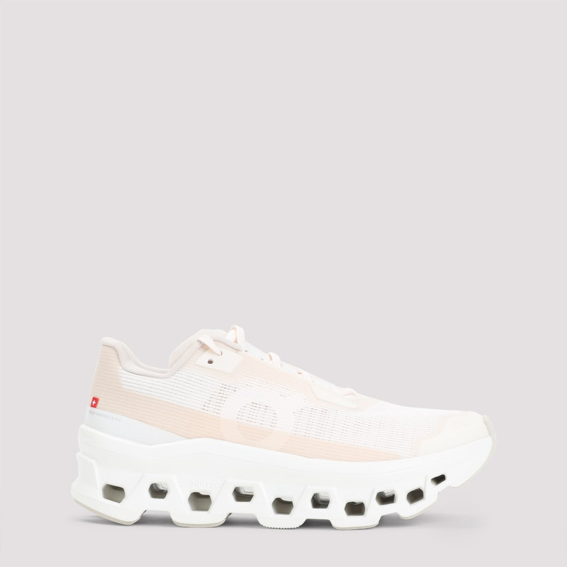 On Dew Ivory White Textile Cloudmonster Void Sneakers