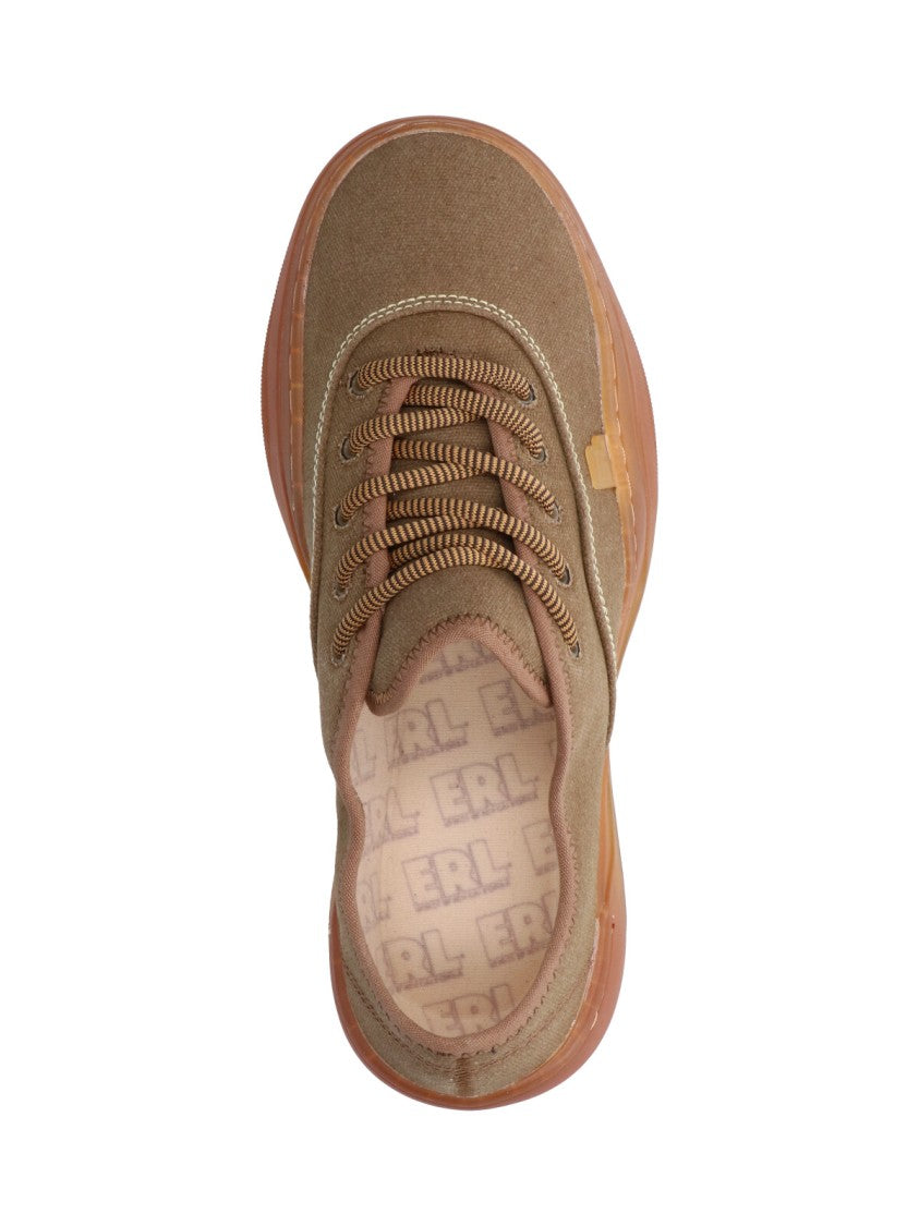 Erl "Camino Low Skate" Sneakers – Brown