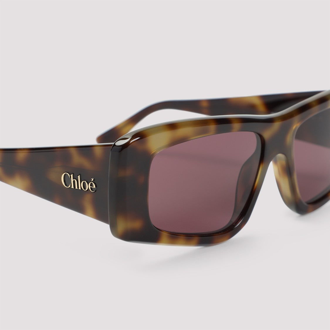 Chloé Eyewear Black Acetate Sunglasses
