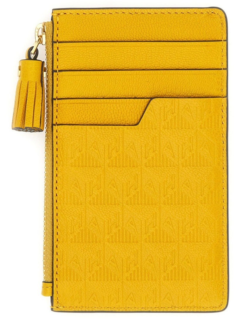 Anya Hindmarch Coco Pops Textured Goatskin Cardholder