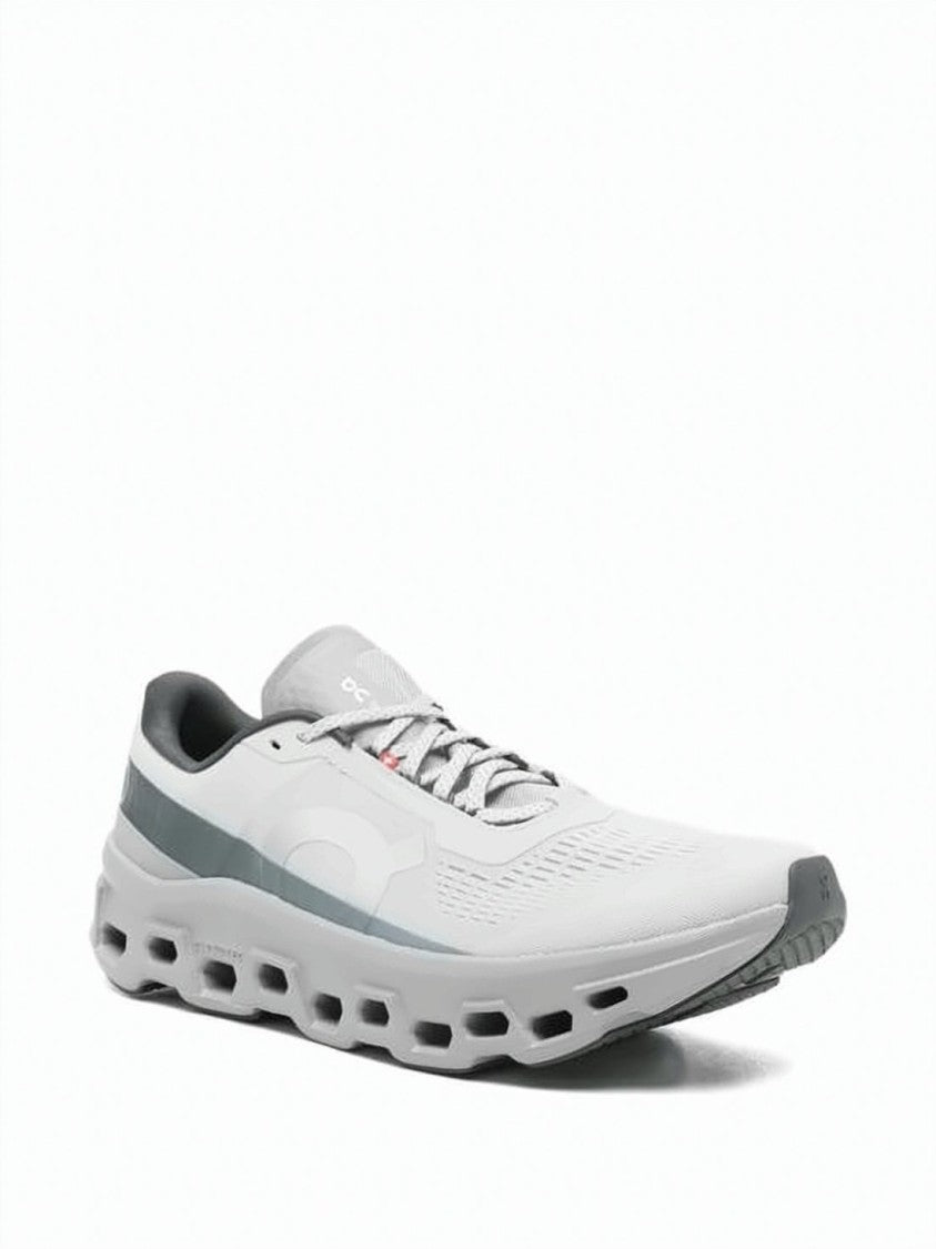 On Running White Breathable Upper Recycled Polyester Sneakers