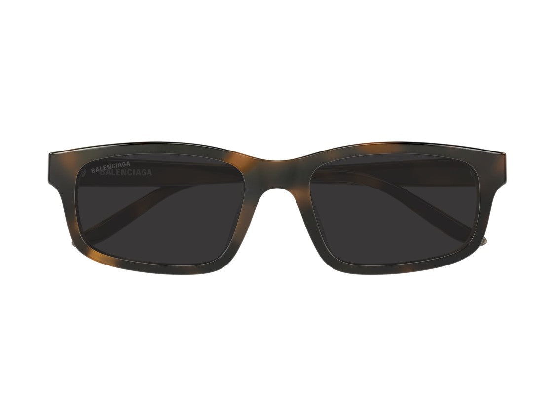 Balenciaga Bb0528sk Tortoiseshell Square Frame Acetate Sunglasses