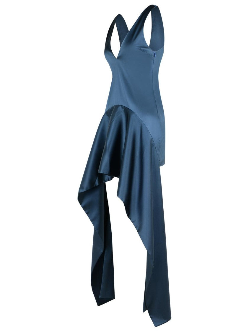 J. W. Anderson Dress In Blue Acetate Blend