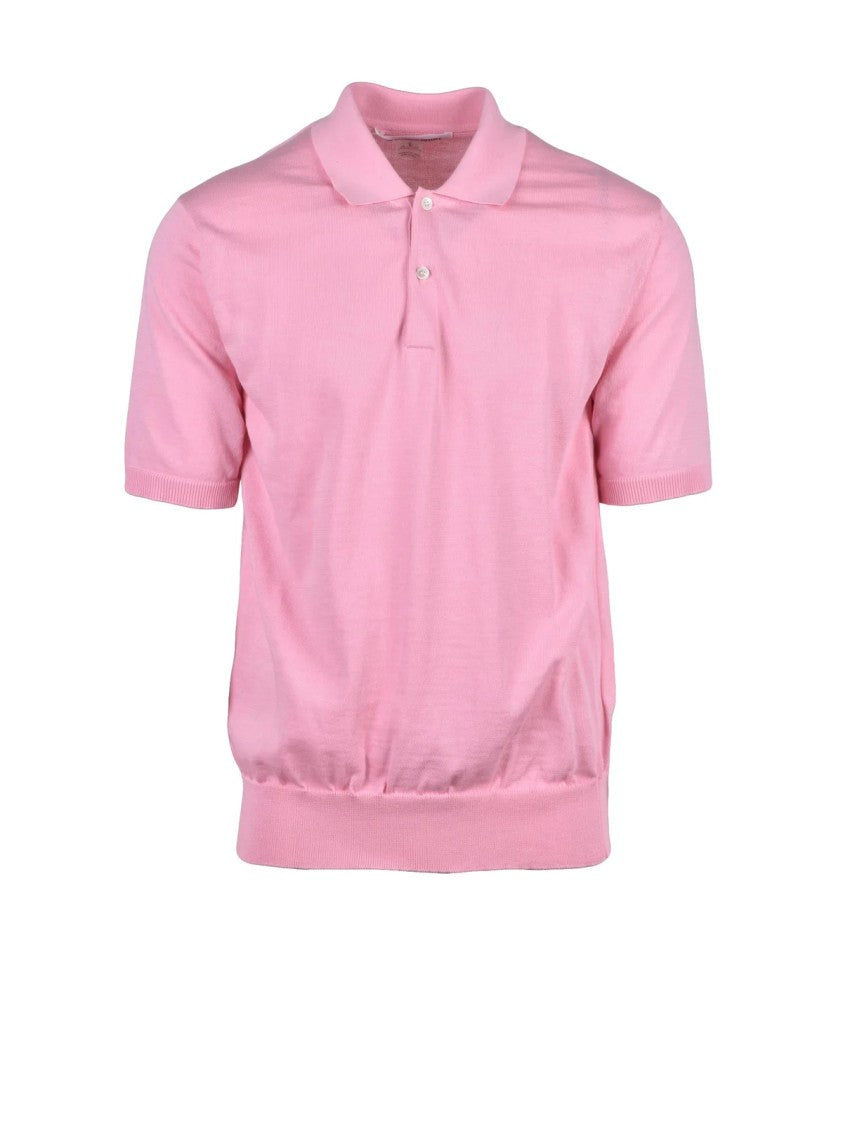 Comme Des Garçons Knit Polo - Pink