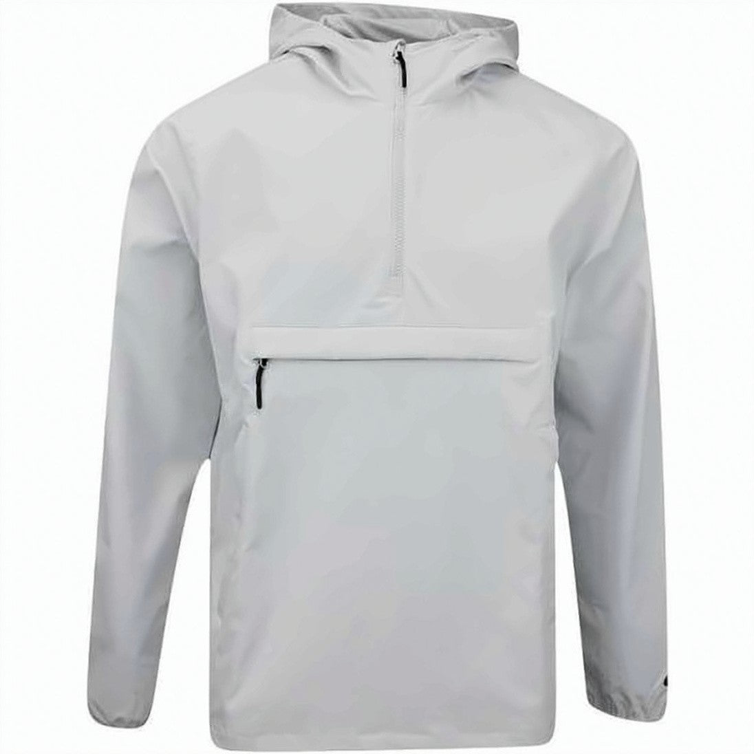Nike Lightweight White Hooded Pullover With Half-Zip