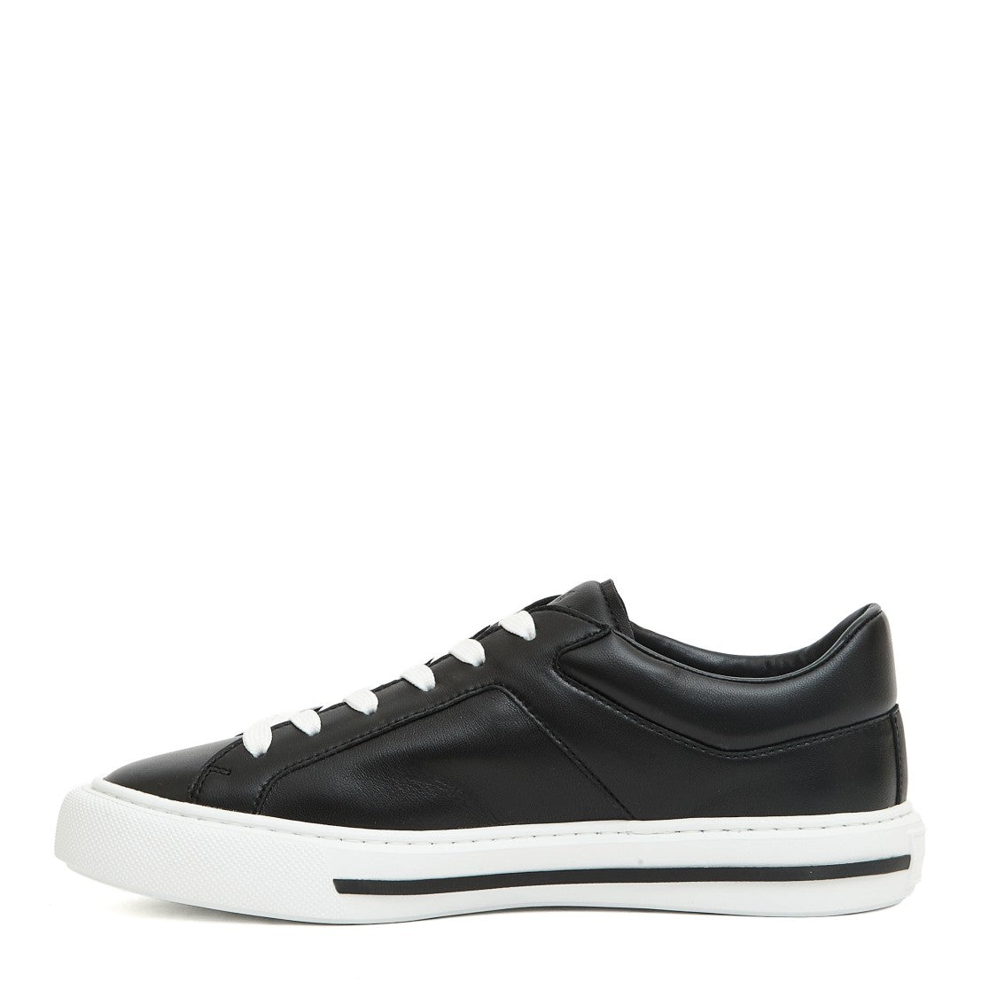 Hogan H691 Black Leather Sneakers
