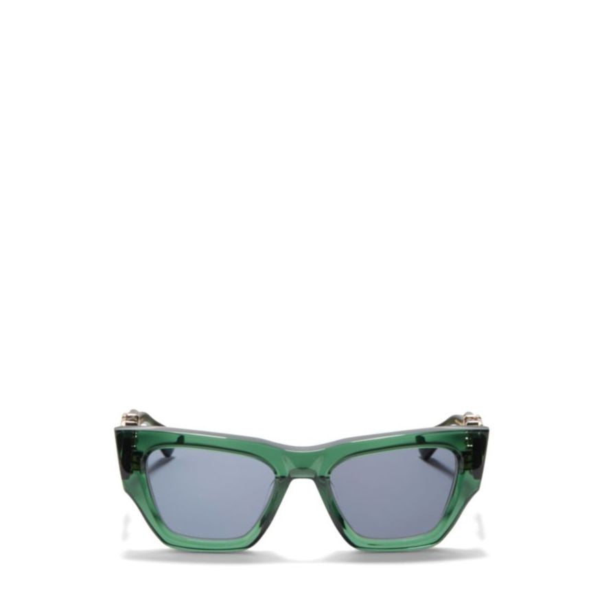 Valentino V - Sette Angular Frame Sunglasses