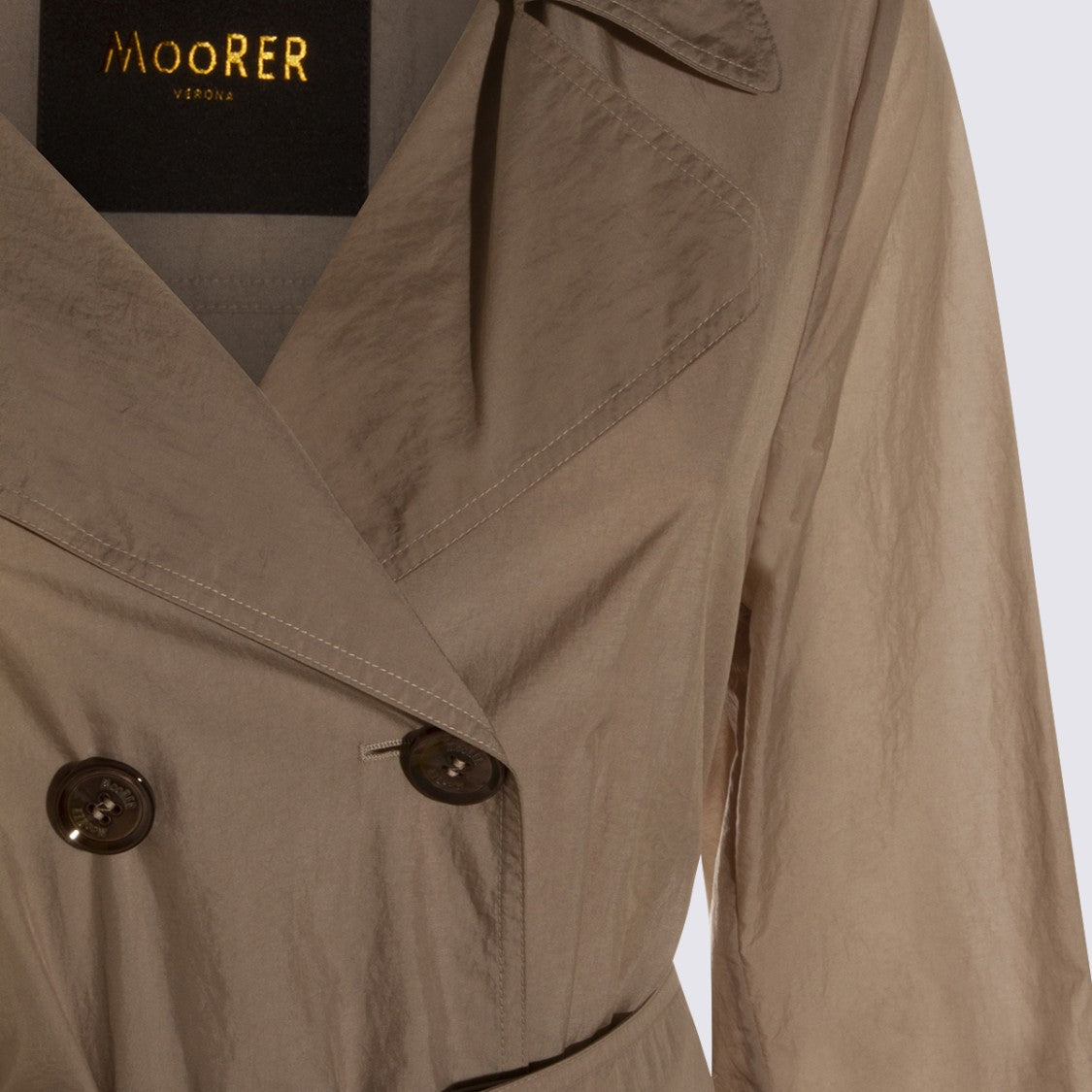 Moorer Beige Trench Coat