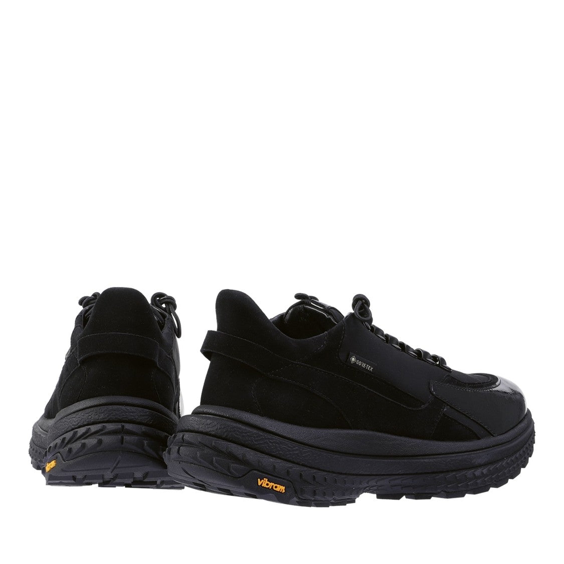 Högl Black Zac Recycled-Textile Wedge Sneakers