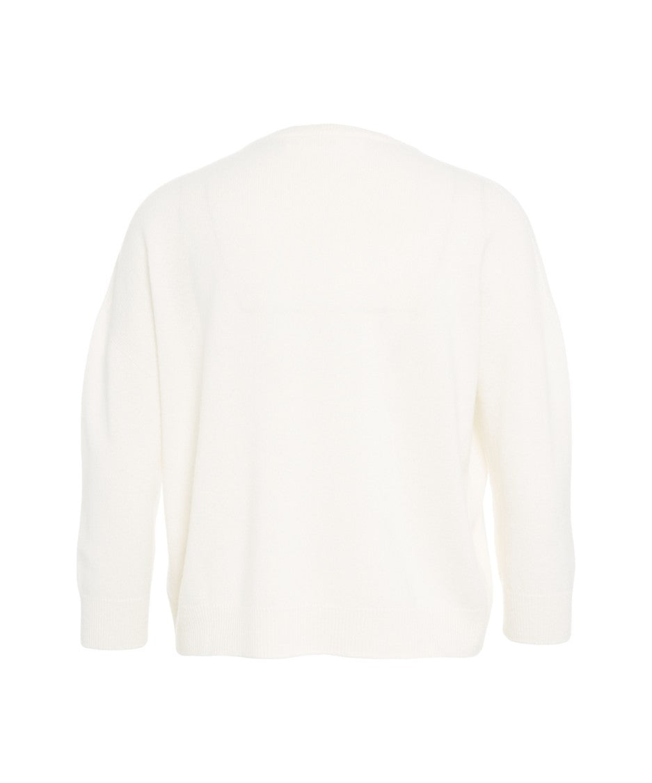 Mvm Cashmere Sweater With Classic Round Neckline