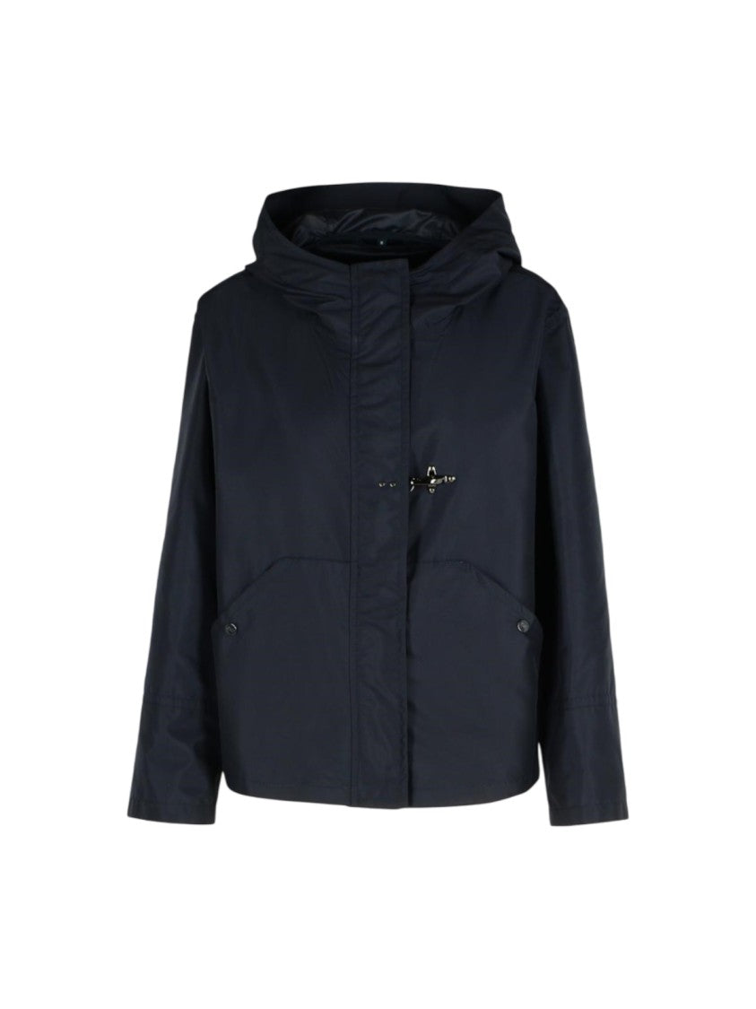 Fay Short Flared Parka With Wrap-Around Hood