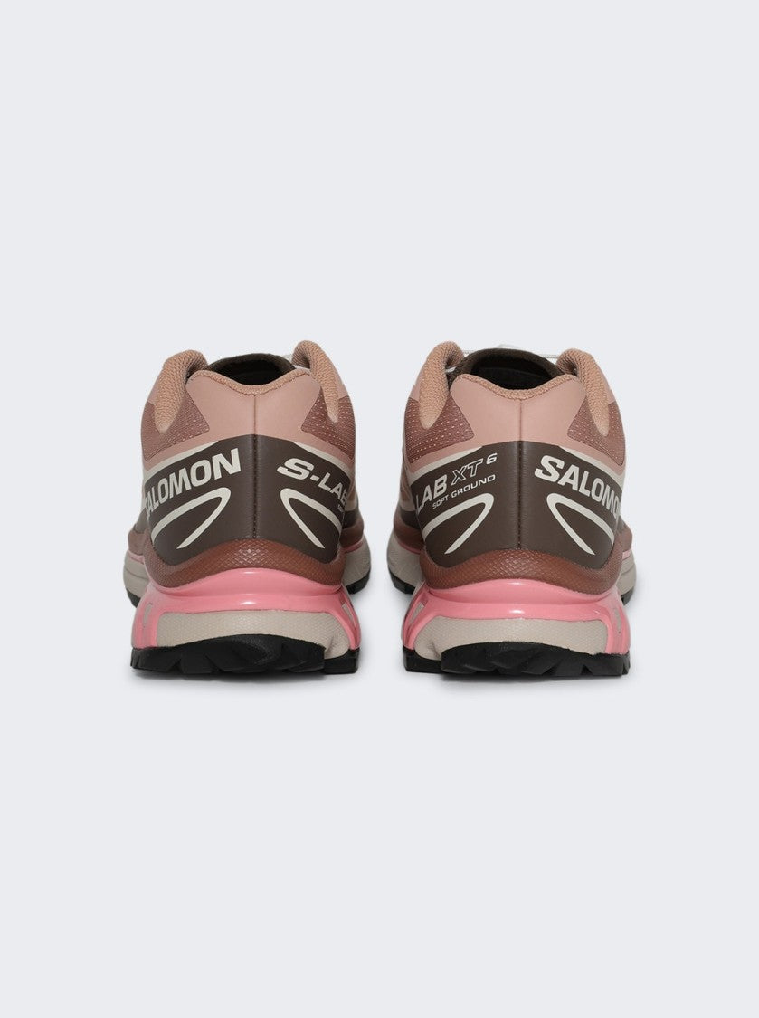 Salomon Xt-6 Sneakers Mahogany Rose, Earth Brown, Flamingo Pink