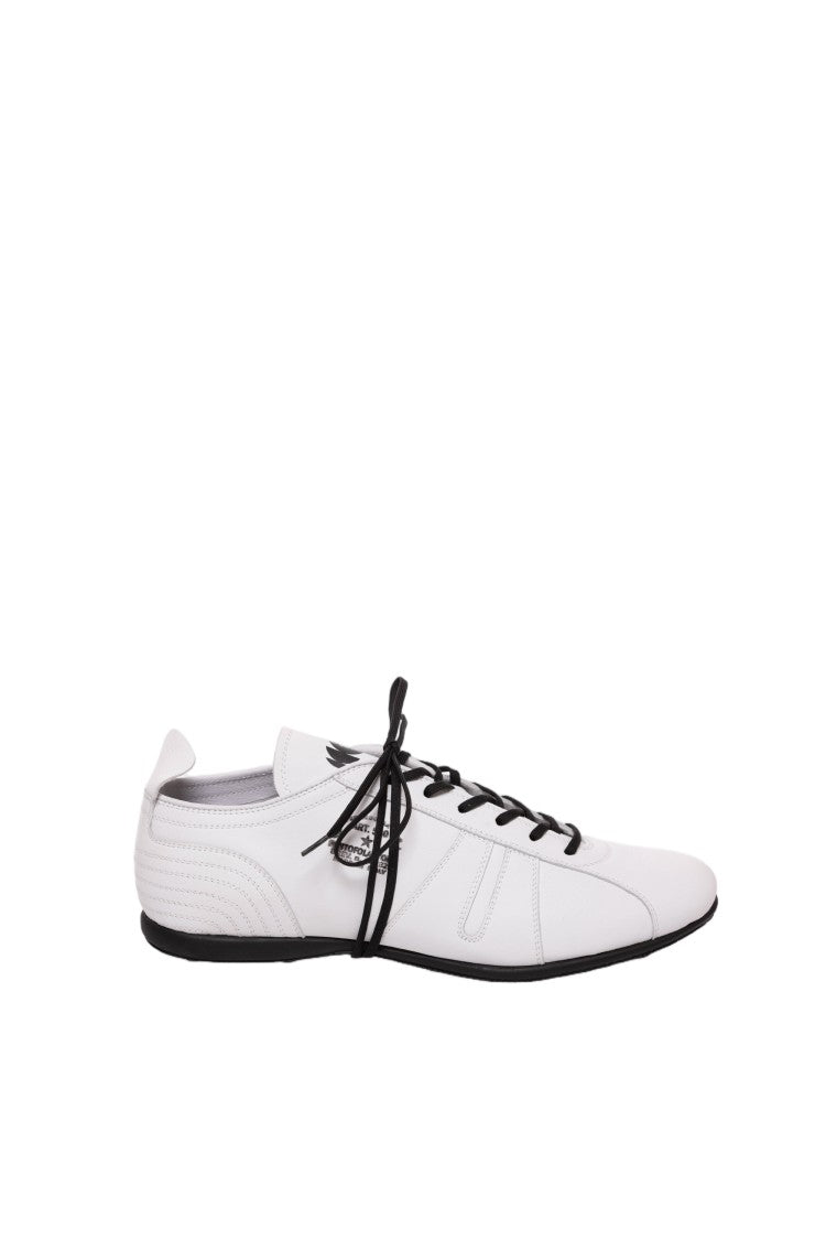 Pantofola D'oro Black Soft Calfskin Archival Sole Sneakers