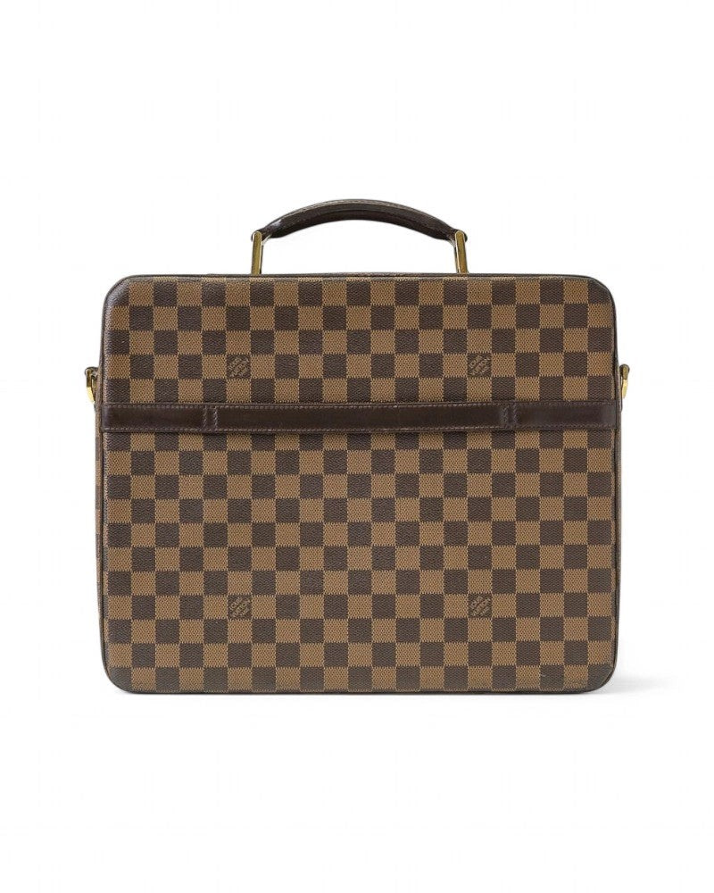 Louis Vuitton Sabana Brown Canvas Damier Ebene