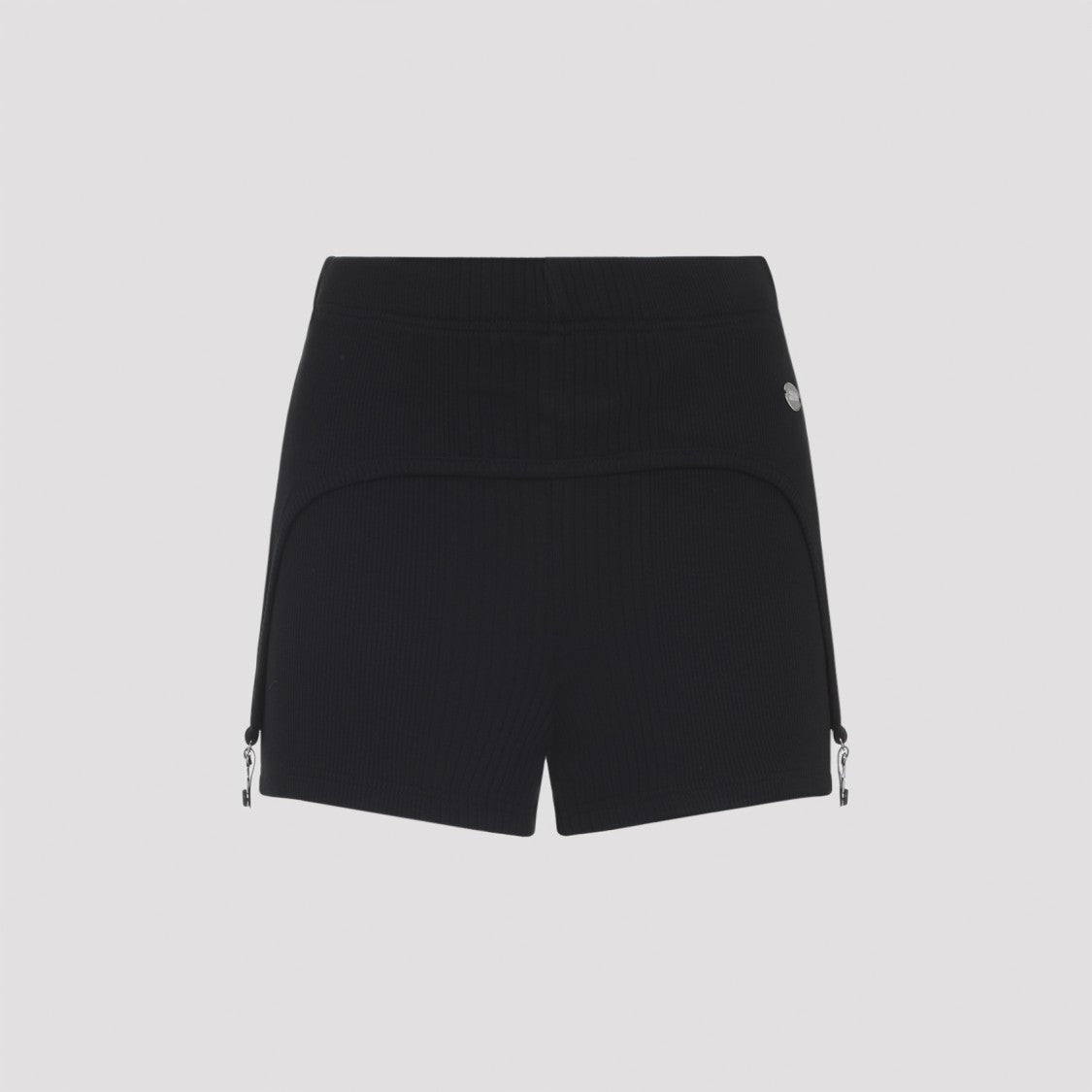 Jean Paul Gaultier High-Waisted Black Bermuda Shorts