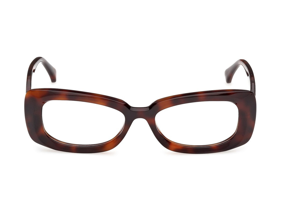 Max Mara Glossy Tortoiseshell Mm5233 Oversized Sunglasses