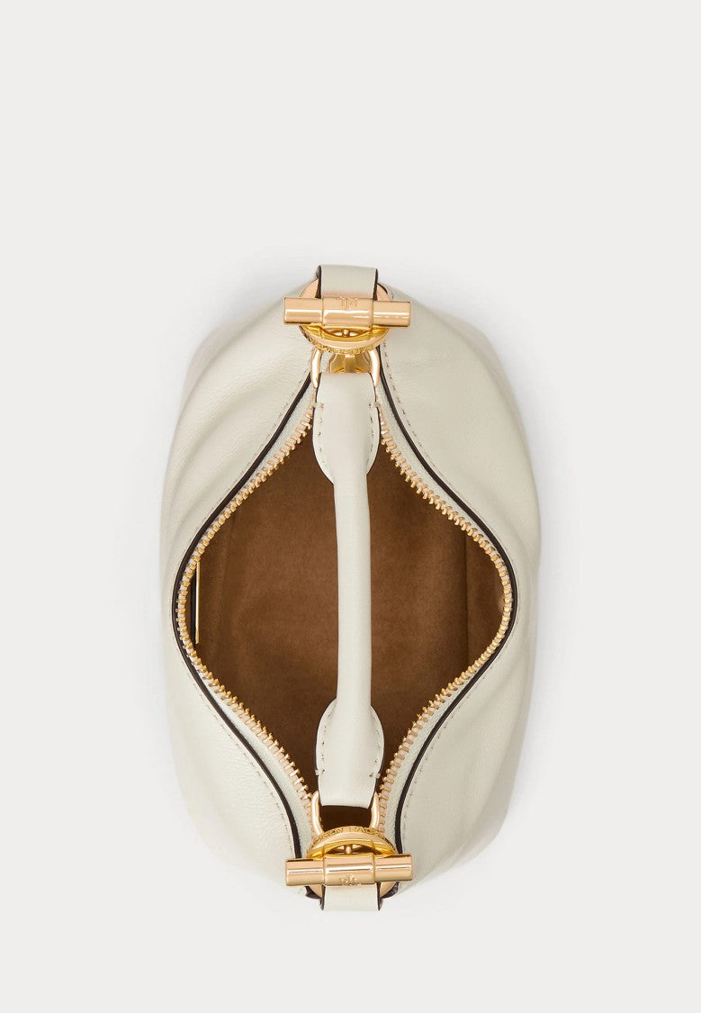 Lauren Ralph Lauren Structured Handbag With Minimalist Silhouette And Gold-Tone Accents