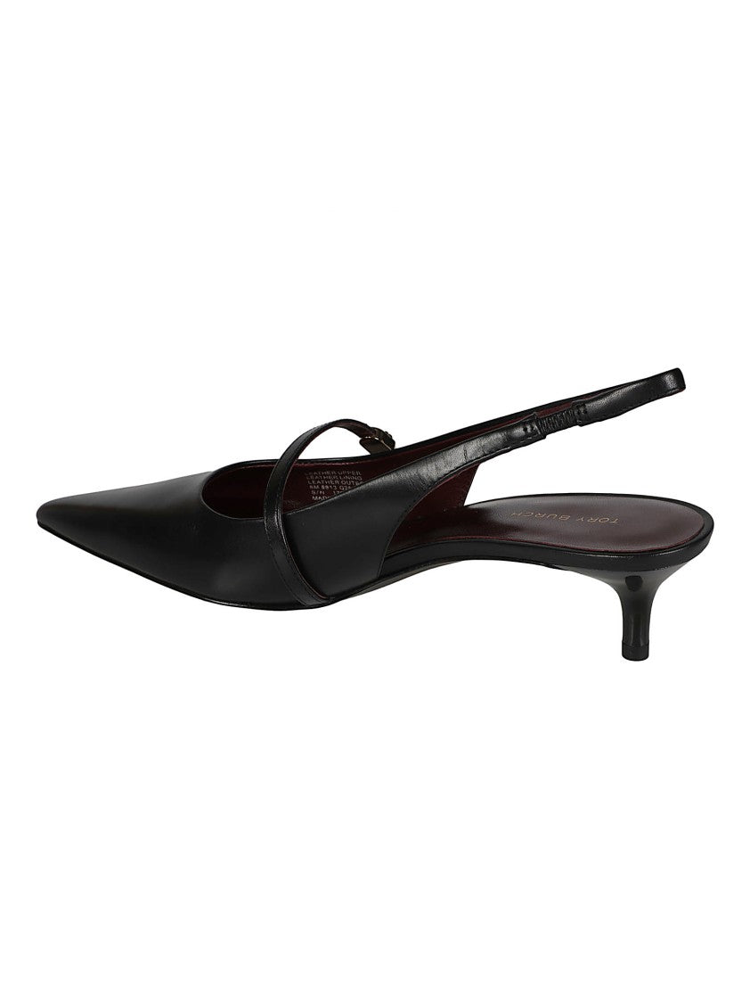 Tory Burch Double Buckle Slingback Mary Jane Pumps