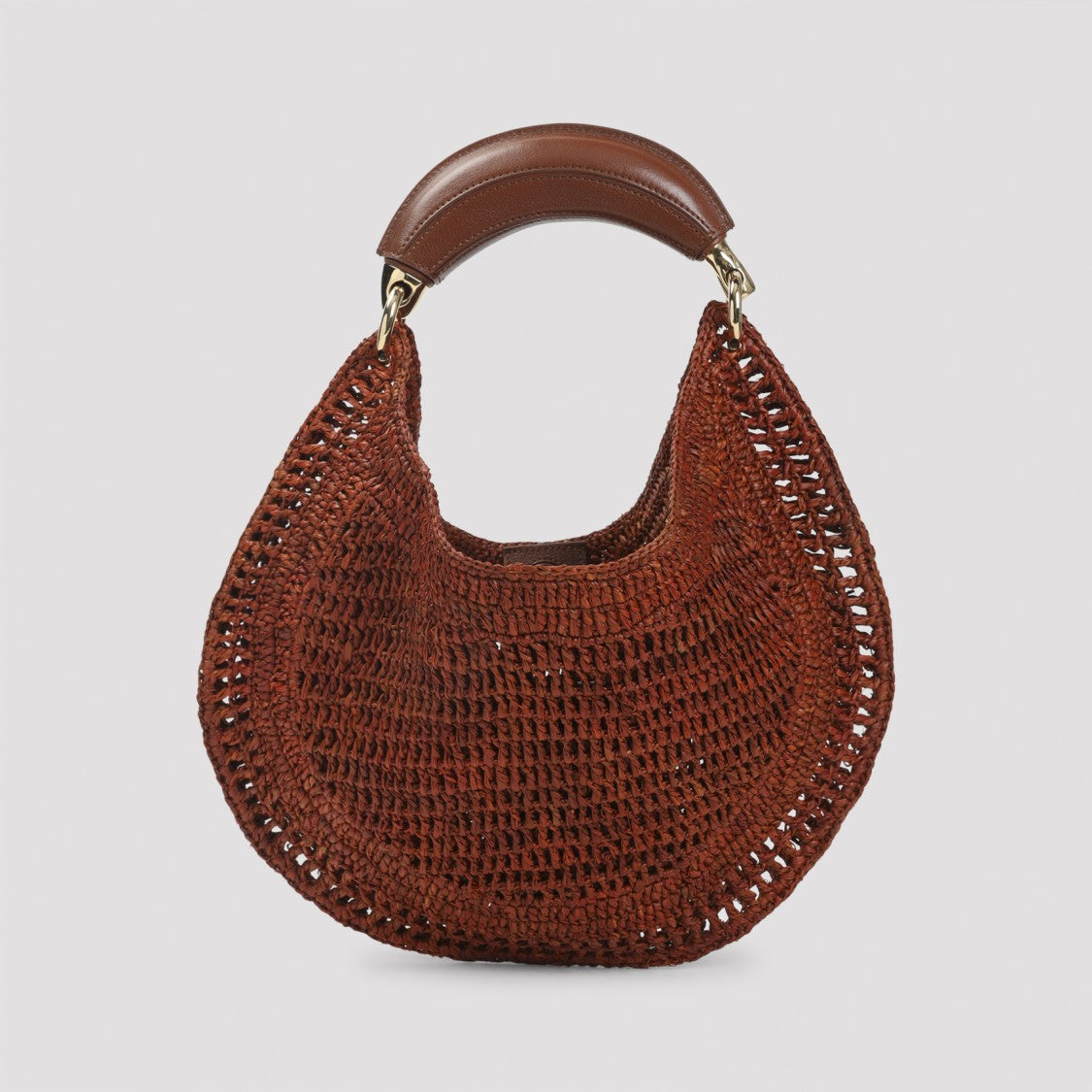 Chloé Handwoven Raffia Hobo Bag