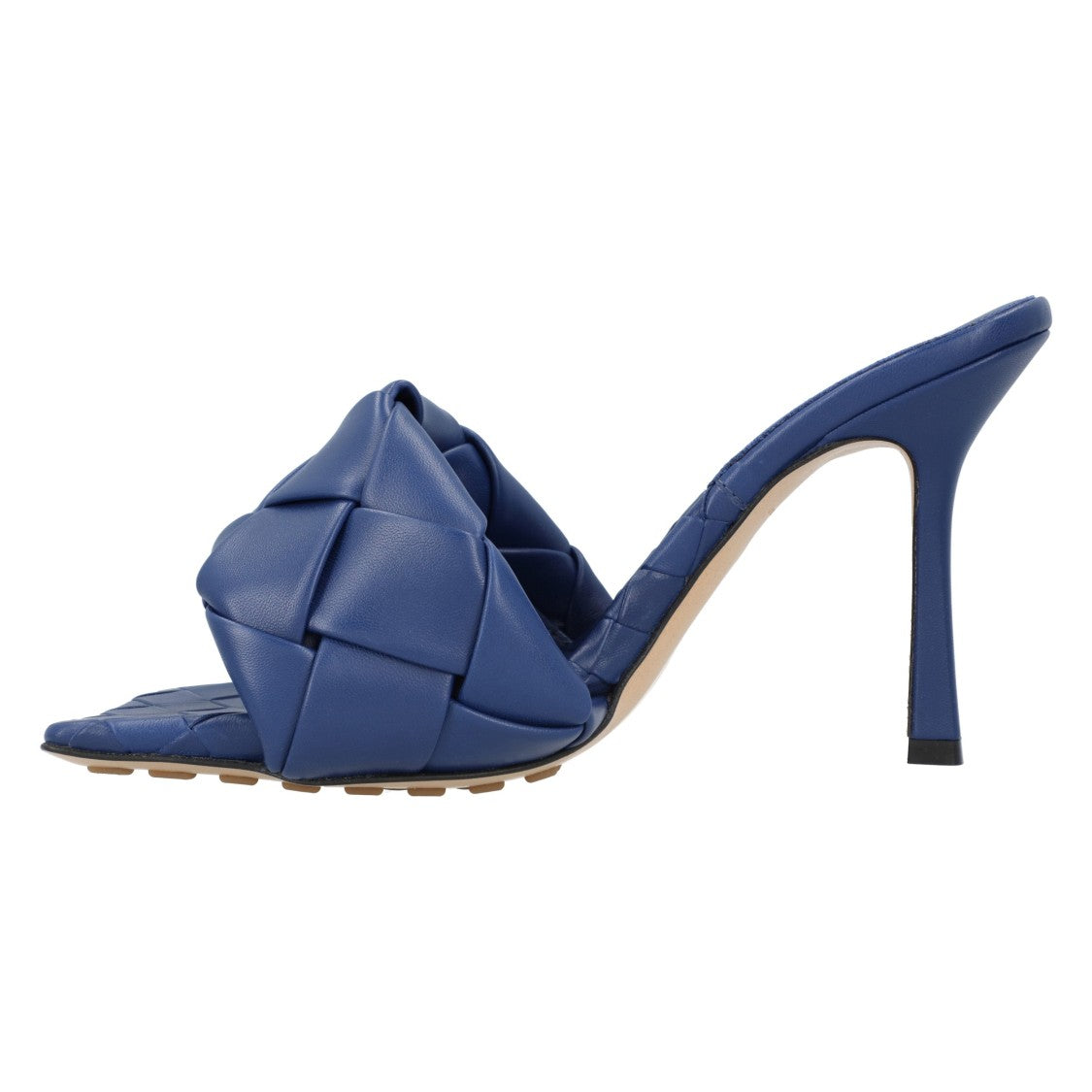 Bottega Veneta Lido Mule Blue