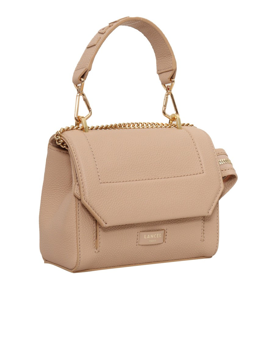 Lancel Sac Rabat S Structured Textured Calfskin Handbag