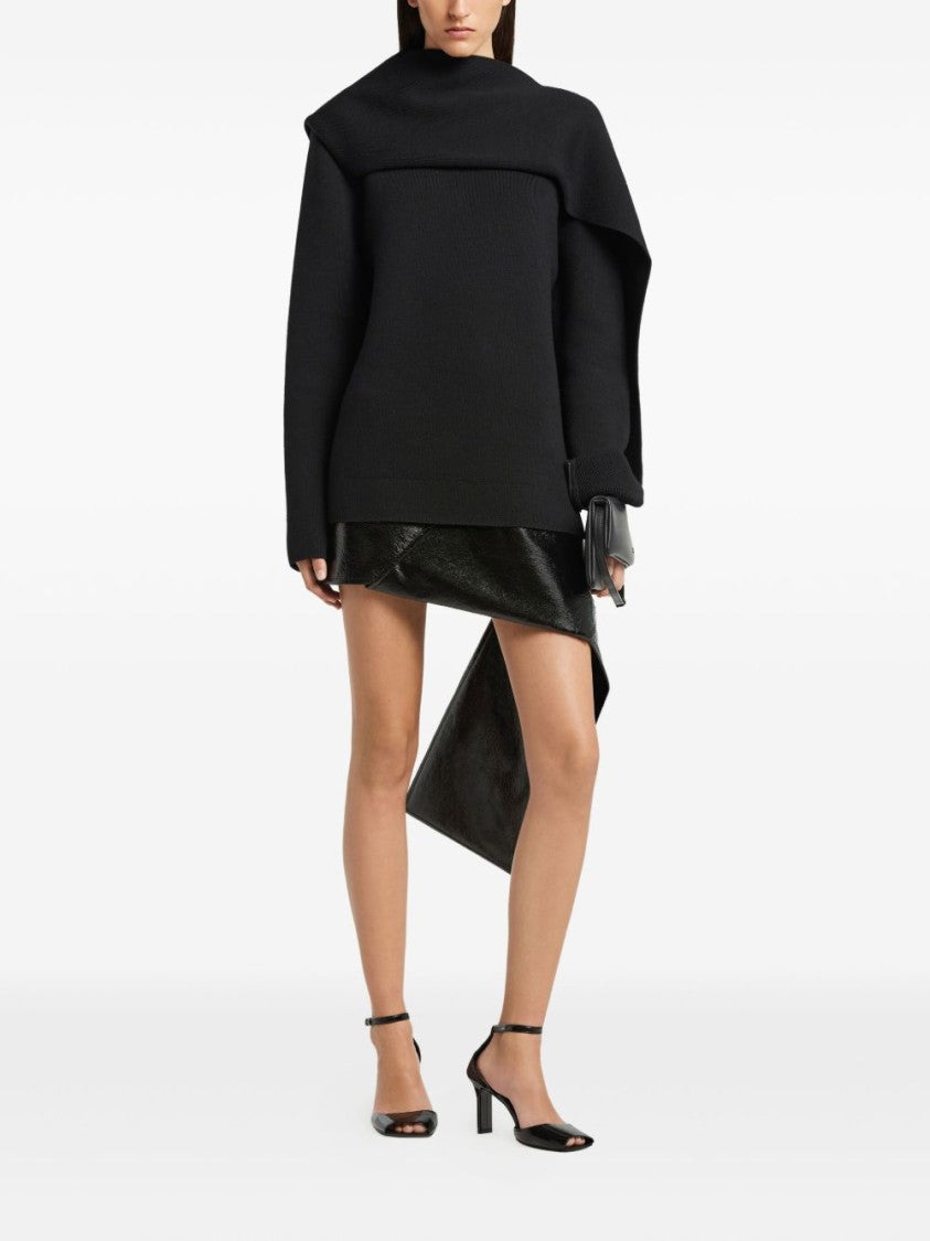 Courrèges Patent Leather Peep Toe Ankle Strap Pumps