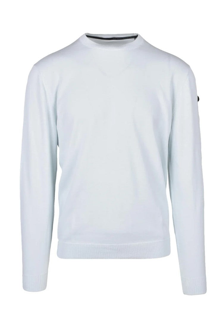 Rrd Crew Neck Sweater Cotton - Aquamarine