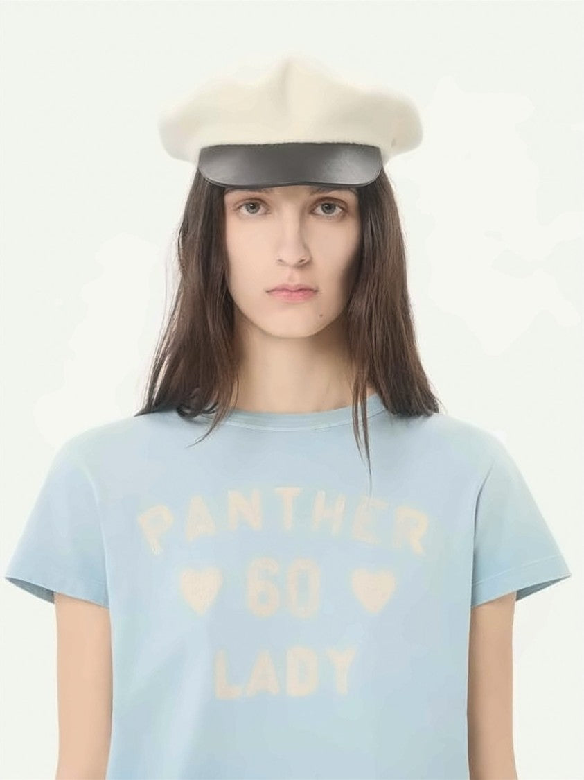 Valentino Garavani Short-Sleeved Light Blue T-Shirt With Vintage Print