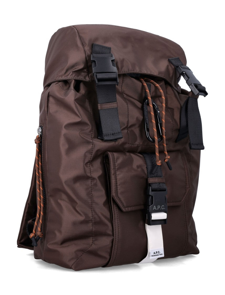 A.P.C. Brown Trek Technical Backpack