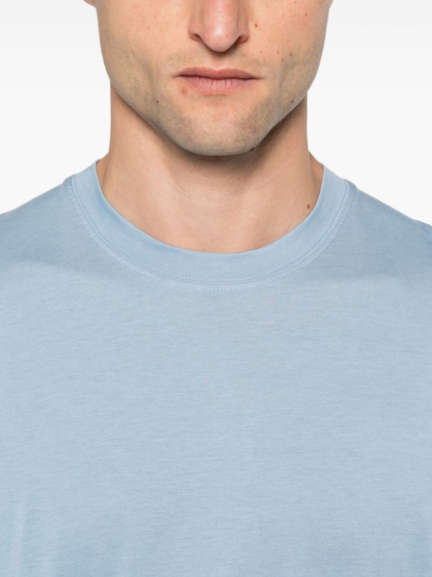 Tom Ford Crewneck T-Shirt In Clear Blue
