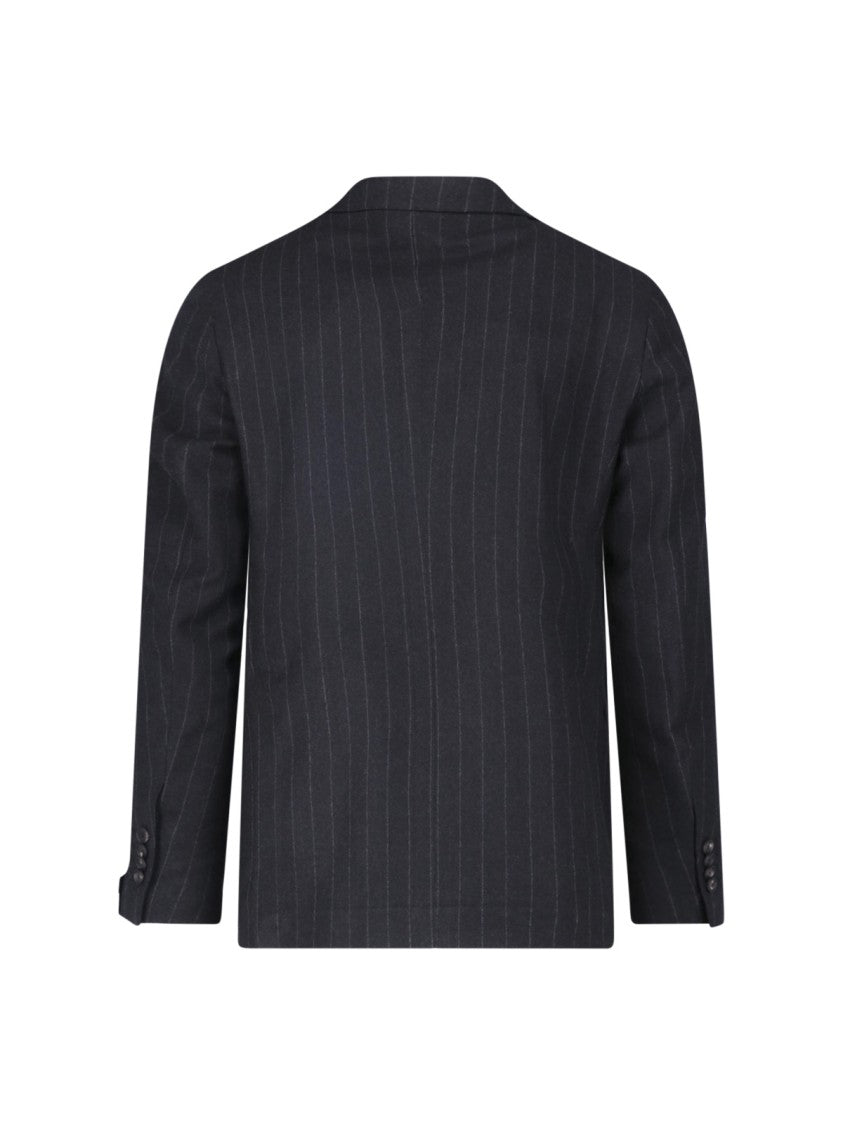 Tagliatore Grey Virgin Wool Single-Breasted Suit