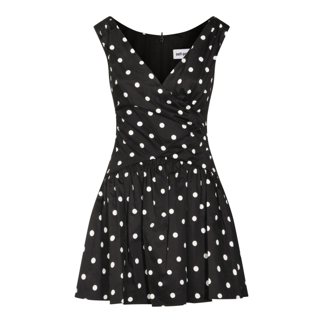 Self-Portrait Black Cotton Dress