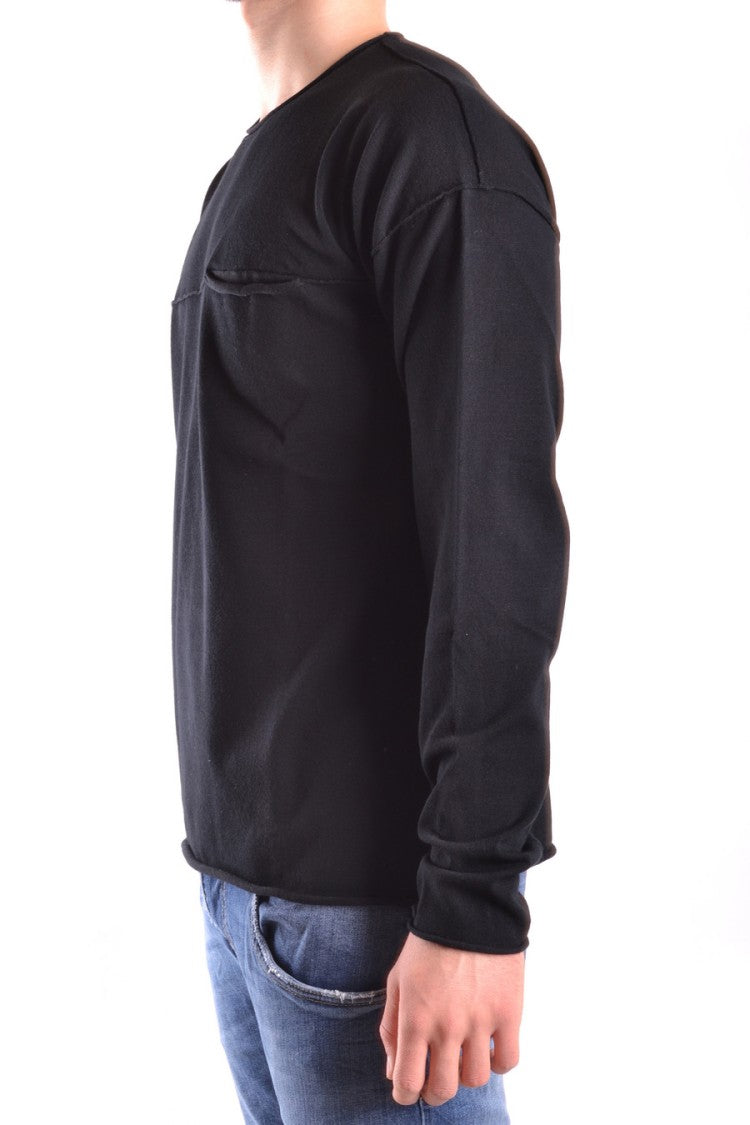 Isabel Benenato Relaxed Fit Black Knitwear Sweater