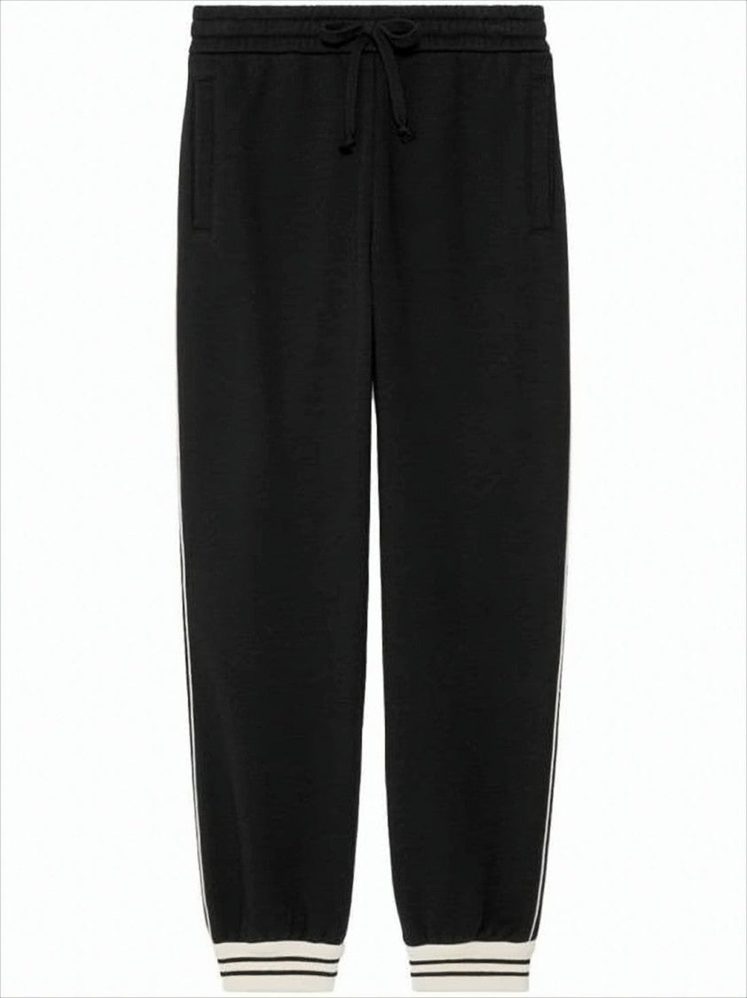 Gucci Relaxed Fit Black Jogger Pants
