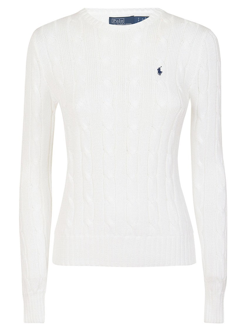 Polo Ralph Lauren Cable-Knit Pullover With Iconic Pony Emblem