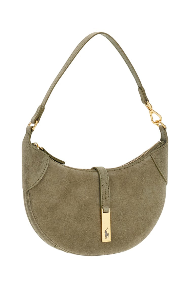 Polo Ralph Lauren Light Olive Green Polo Id Mini Shoulder Bag